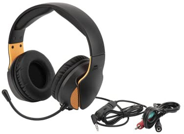 Panthek Cuffie Gaming TK300 Headset - cuffie multipiattaforma, compatibili PS4, Xbox One, XBox serie X/S, Switch, microfono direzionale regolabile, connettore mini jack 3,5