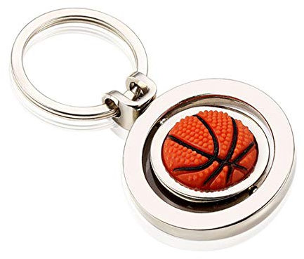 IKAAR Schlüsselanhänger mit Basketball Anhänger Geschenk für Damen & Herren