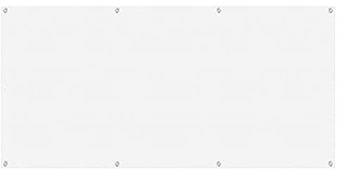 ERPENG Balkonverkleidung 0.9x3m UV-Schutz 100% Polyester Balkonsichtschutz mit Kabelbindern,HDPE-Kunststoff für Balkongeländer, Terrasse & Garten, Weiß