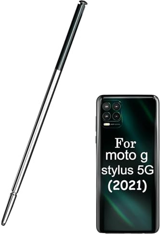 Schwarz Touch Pen G Stylus 5G Stift Ersatz für Motorola Moto G Stylus 5G, XT2131, XT2131DL, XT2131-1, XT2131-3, XT2131-4 Touch Pen + Typ-C-Adapter