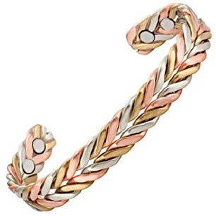 Magnetarmband aus Kupfer mit Magneten – Palma – Kupfer-Magnetarmband mit 3000 Gauss – Vital Confiance Spezialist für magnetischen Schmuck, One Size, Metall Kupfer