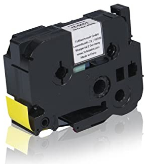 Inkadoo Brother TZEFX651 P-Touch Farbband schwarz auf Laminat 24mm x 8m Kompatibel passend für Brother P-Touch 2400 E 2420 PC 2430 PC P-Touch 2400 E 2420 PC 2430 PC