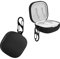 kwmobile Case Compatible with QCY T13 Case - Silicone Cover Holder for Earbuds - Black
