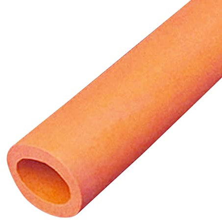Mango de espuma con agarre para tubos de aislamiento, 28 mm ID 38 mm OD 1 m de longitud, antideslizante para fitness, soporte de mango de herramientas, naranja