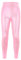NewL Kinder Mädchen Tanzhose Gymnastik Glänzend Metallic Tanzleggings Skinny für Performances Kostüm (Rosa, 7-8 Jahre) Tag Größe 130