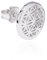 NKlaus Einzel Ohrstecker Blume des Lebens 925 Silber 11mm kleine Lebensblume Ohrringe 11275