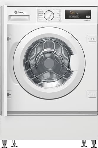 Balay - Lavadora Integrable, 60 cm, Motor ExtraSilencio, AquaControl Plus, Blanco, 3TI979B