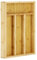 SPRINGOS Range-couverts en bambou Insert pour tiroirs Cuisine 4 compartiments Insert pour tiroirs 25 X 34 x 4,5 cm