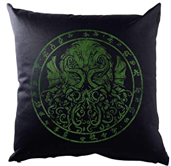 Urban Backwoods Cthulhu Runes Kissen Dekokissen