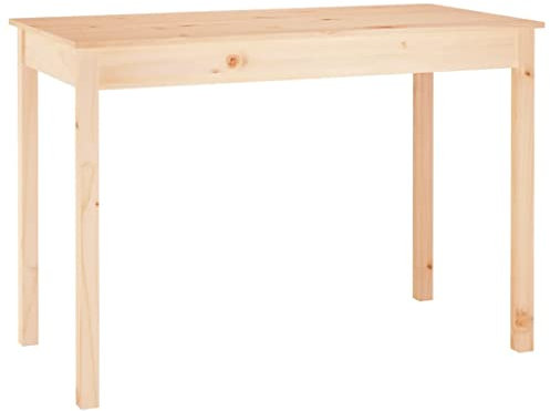 vidaXL Esstisch 110 x 55 x 75 cm aus massivem Kiefernholz