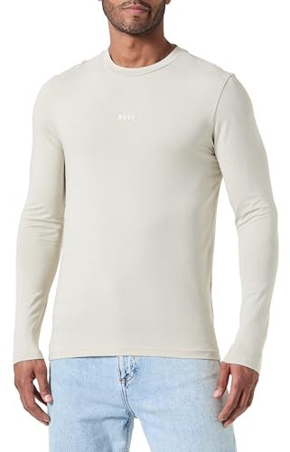 BOSS Men's TChark T_Shirt, Light Beige271,