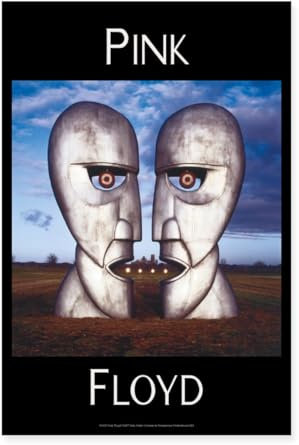 Spreadshirt Pink Floyd The Division Bell Album Cover Poster 40x60 cm, One size, Weiß