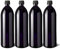 Naturezon MIRON Aquarius 4x1000ml Wasserflasche - SM130021-204 inkl. Verschluss - RGB43D1A001-200 besserer UV-Schutz als Braunglas! - aqua bottle
