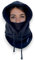 Ayesphere Sturmhaube, Sturmhaube für Herren und Damen, Balaclava, Motorrad-Sturmhaube, Halswärmer für Herren und Damen, Thermo-Sturmhaube, Fleece-Futter, Mütze, Schal mit Kapuze, Schwarz , One size