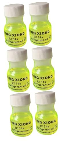 PartyKindom 6pcs Fluorescent Leak Detection Dye for Car Air Conditioning Maintenance High Concentration Uv Dye for Easy Leak Discovery and Repair