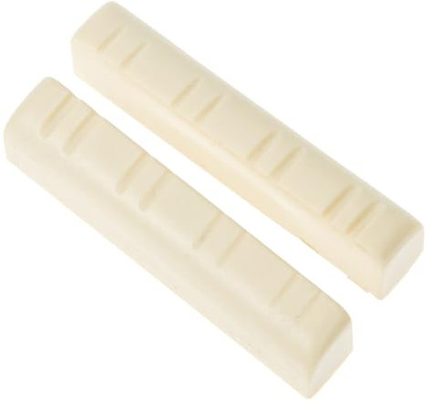 BESTonZON 2pcs Mandolin Nut String Bridge Saddles Mandolin String Nuts Replacement Accessories for Repair