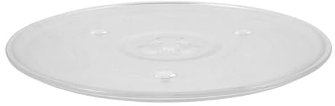 OSALADI Microwave Glass Turntable Plate Förmiger Ersatz Für Mikrowellen Einfach Zu Reinigen Installieren Für Beschädigte Oder Gebrochene Mikrowellenplatten