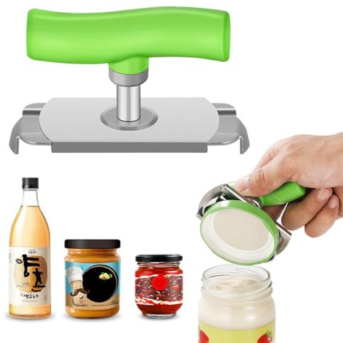 Dosenöffner, Manuell Glasöffner, Effortless Arthritis Jar Opener, Glasöffner Schraubdeckelöffner, Deckelöffner für Schraubgläser, für Senioren, Schwache Hände, Küche