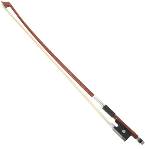 Mikinona Arco De Violín De Madera Para Práctica, Tamaño Pequeño 1/16, Pelo De Caballo Auténtico, Ligero y Portátil, Accesorio Para Principiantes y Músicos Avanzados