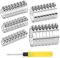 304 Edelstahl Schlauchschellen Mit Schraubendreher 40 Stück Schlauchschellen Set Verstellbare 8-51 mm Schlauchklemmen, Edelstahl CV Schlauchschellen Set für Garten, Pool, Trockner Entlüftungsluftkanal