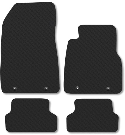 Mini Cooper (2024+) [Electric] 5mm Rubber Car Mats | Heavy Duty Rubber Tailored Fit Floor Mats Full Coverage Durable Waterproof Accessories Easy Clean Anti Slip Made in the UK