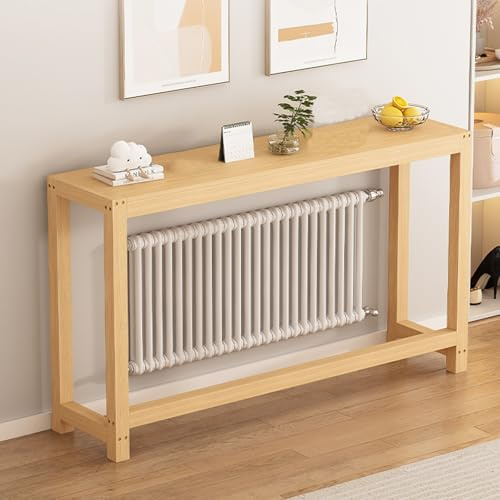 YANGLLYJ Radiator Shelf, Radiator Covers for Home, Narrow Sofa Hallway Cabinet, Hallway Entryway Table for Living Room Small Spaces(70x120x30cm/28x47x12in)