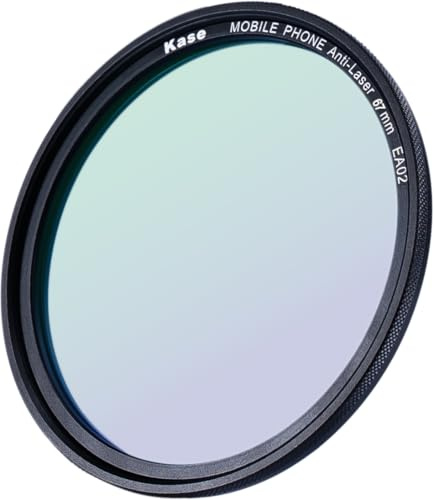 Kase 67 mm Smartphone-Magnetfilter, kompatibel mit Xiaomi 15 Ultra, Vivo X200 Pro, iPhone 17 Pro Max (nur Anti-Laser-Filter), Schwarz