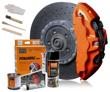 Foliatec Bremssattel-Lack - Cosmic orange metallic - 3 Komponenten | Made in Germany