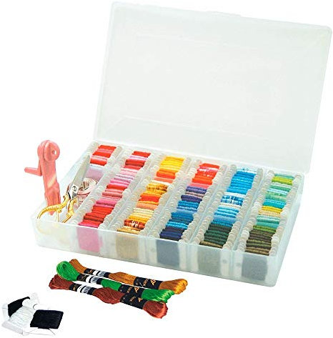 Hemline Embroidery Floss Thread Box - Large