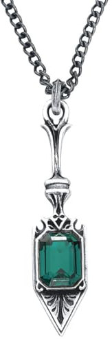 Alchemy Gothic Sucre Vert Absinthe Spoon Frauen Halskette silberfarben Hartzinn Gothic