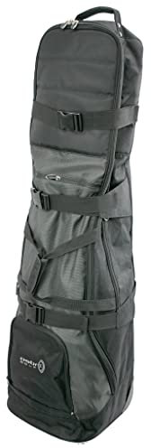 Asbri Golf Reisetasche Golf Tech Deluxe, Schwarz/Silber