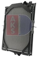 AKS DASIS 280100N Motorkühler/Wasserkühler Kompatibel mit VOLVO FH 12 1665249 1676436 1676636