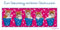 Keith Kimberlin Geburtstagskarte Glückwunschkarte Katzen in Töpfen Panoramakarte 11x22 cm