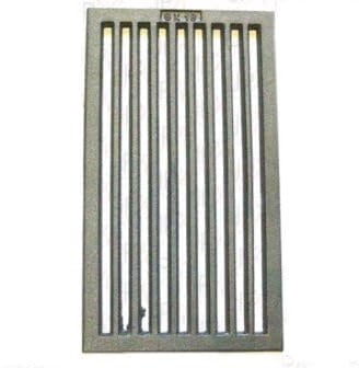 Tafelrost - Ofenrost Gussrost Kaminofenrost 236x418mm