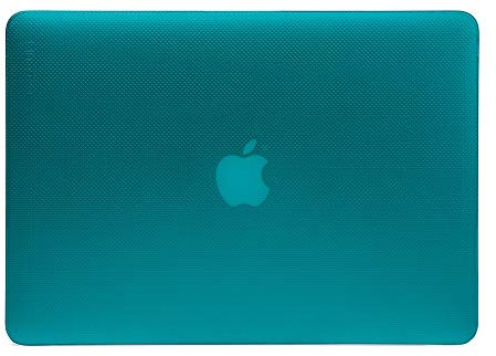 Incase Hardshell Schutzhülle für Apple Macbook Pro 13,3 Retina - transparent (türkis) [3D Dot-Design I Lüftungsschlitzaussparungen I Leicht & dünn I Anti-Rutsch Füße] - CL90059