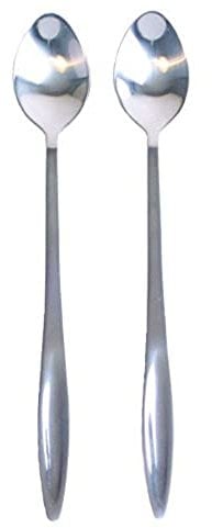 Chef Aid - Set de 2 cucharillas con Mango Largo (acero Inoxidable)