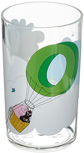 Barbapapa BA906F Trinkglas aus Acryl Alphabet