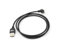 System-S Câble mini USB coudé à 90° vers la gauche 1 m