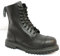 Grinders Stag Opaco Punta Sicurezza Militare Nero Metallo Stivali Unisex Punk del Motociclo 37