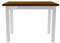Magnetic Mobel Esstisch Küchentisch Tisch Kiefer massiv Restaurant eckige Tischplatte (70x110, Nussbaum)