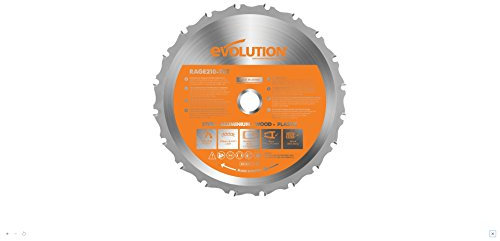 EVOLUTION RAGE (Diameter) 185 mm Circle Saw Blade - R185 T16 - Universal Cut - Carbon Steel