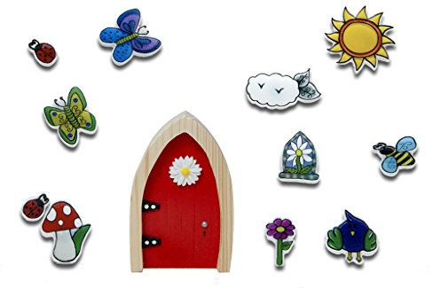 Der irische Fee Tür Company fd554455 Wand Art Glitter Aufkleber