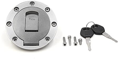Sourcingmap 105 mm Durchmesser Metall Motorrad Fuel Tank Gas Cap Abdeckung w 2 Schlüssel für zb