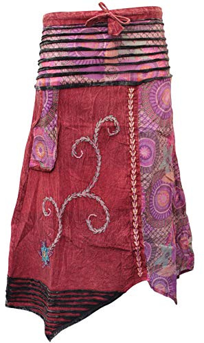 Shopoholic Fashion - Falda suelta, estilo hippie, bohemia