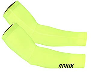 Spiuk XP Manguitos, Adultos Unisex, Amarillo Fluor, T. XS/S
