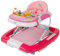 ib style 5in1 Lauflernhilfe, Gehfrei, Schaukelfunktion mit Licht & Melodie, Laufhilfe für Baby ab 6 Monate, Little World, Rosa