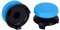 ASHATA 2Pcs Thumb Grip Thumbstick per PS5, 3D Texture Thumbstick Copertura Morbida in Silicone Grip Stick Joystick Controller Gamepad Key per PS5(Blu)