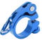 SUNGOOYUE Bicycle Seatpost Clamp, 31.8mm Quick Release for MTB Road Bike (Blue)