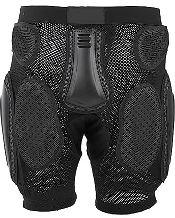 Snowboardhose, 3D Protection Butt Pad, Sport Radfahren Sturzmatte, Anti-Fall-Skating-Schutzausrüstung für Damen und Herren, Hüftgepolsterte Shorts zum Skifahren,Rollschuhlaufen,Skateboarding(S)