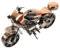 HOMSFOU Vintage Metall Modell Retro Eisen Statue Skulptur Wohnzimmer Tischdeko Auto Büro Schreibtisch Deko Objekt Sammlerstücke Dekoobjekte Vatertag Handarbeit Motorradfahrer